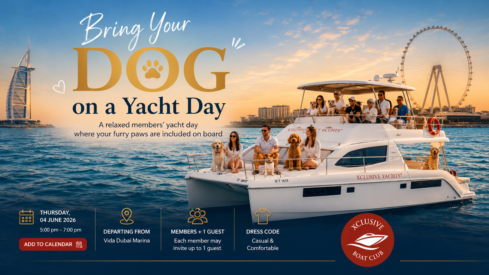 🐶 Bring Your Dog on a Yacht Day